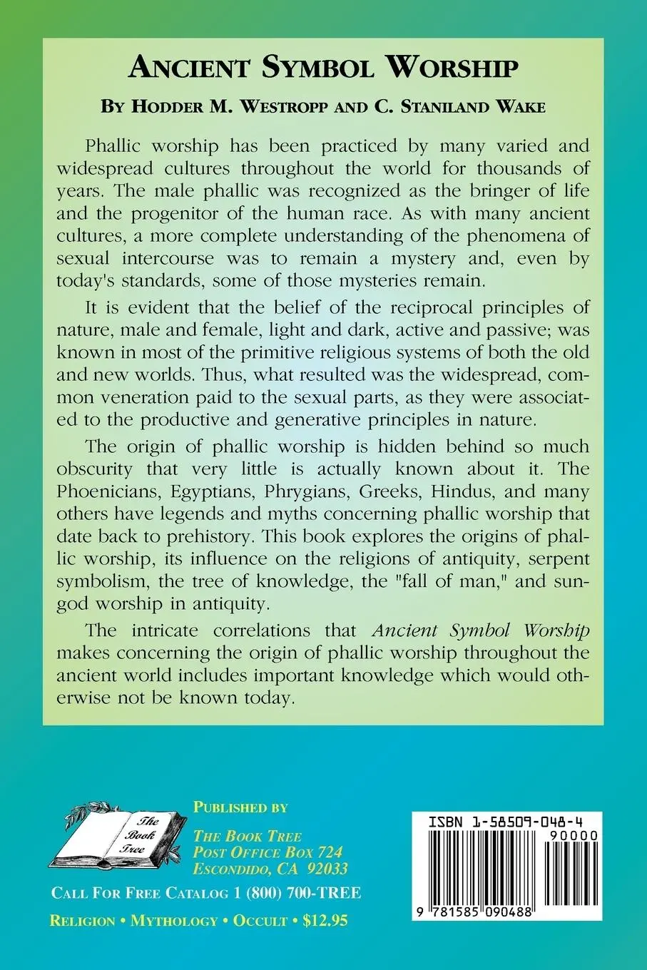 Rückseite: 9781585090488 | Ancient Symbol Worship | Hodder M. Westropp (u. a.) | Taschenbuch