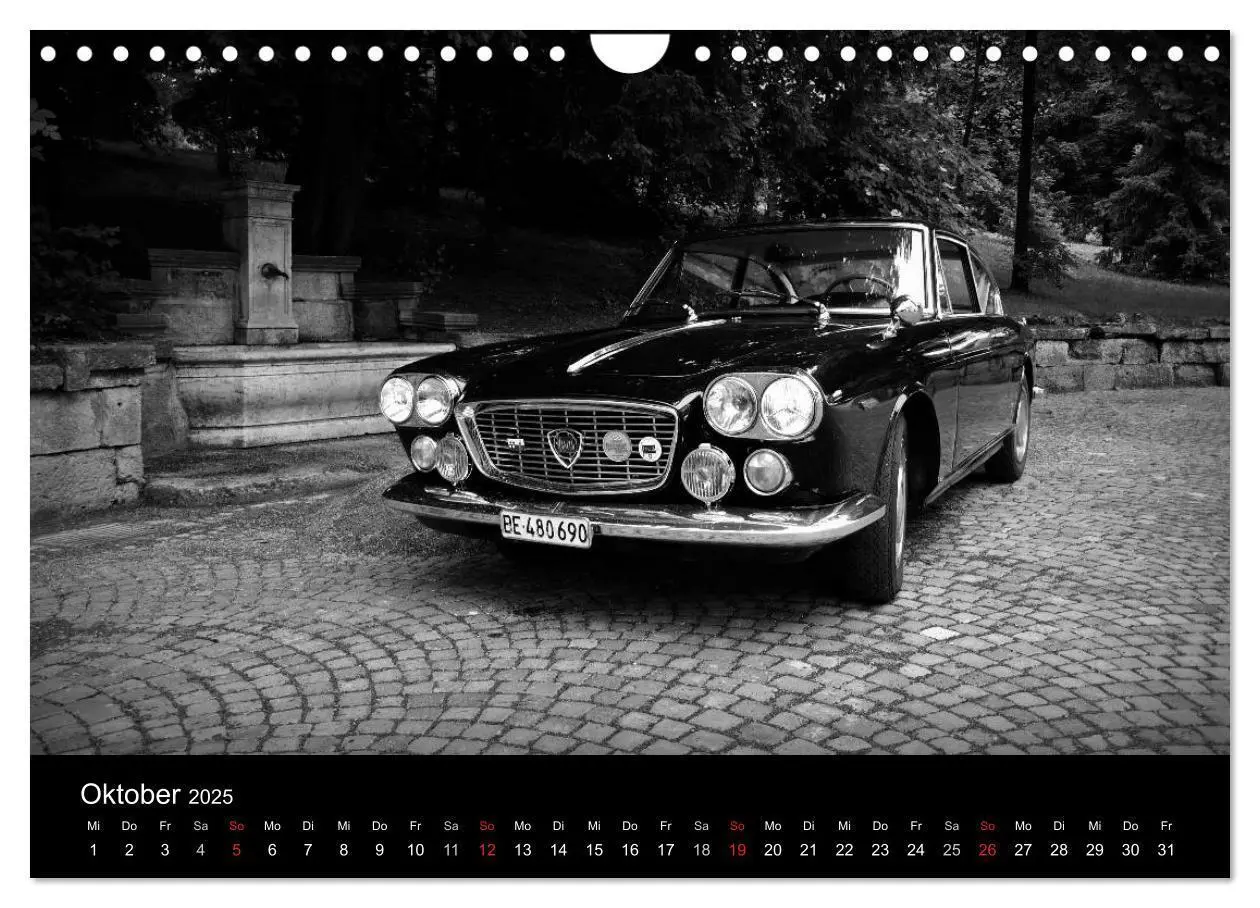Bild: 9783435780488 | Lancia Flavia (Wandkalender 2025 DIN A4 quer), CALVENDO Monatskalender