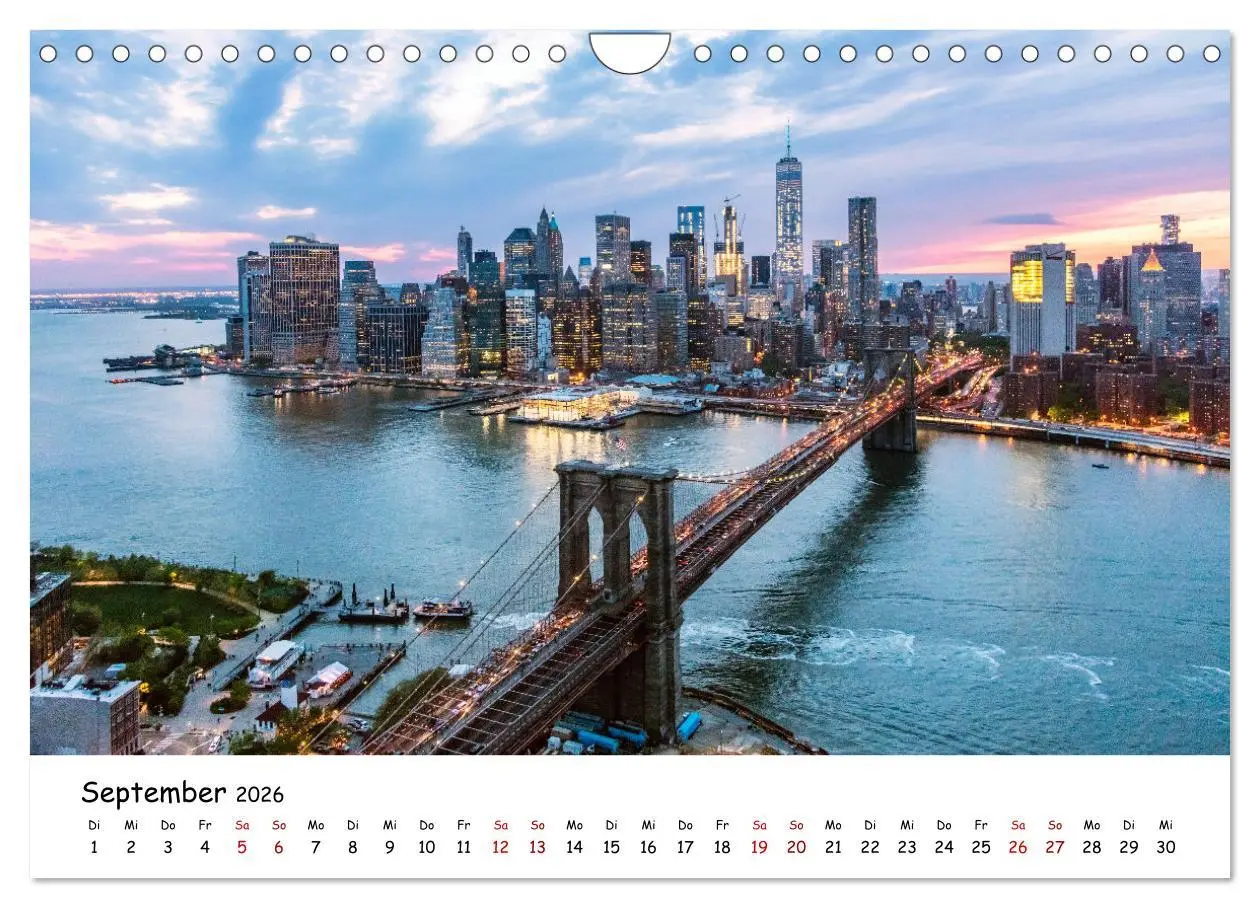 Bild: 9783457630488 | New York City - Atemberaubende Ansichten (Wandkalender 2026 DIN A4...