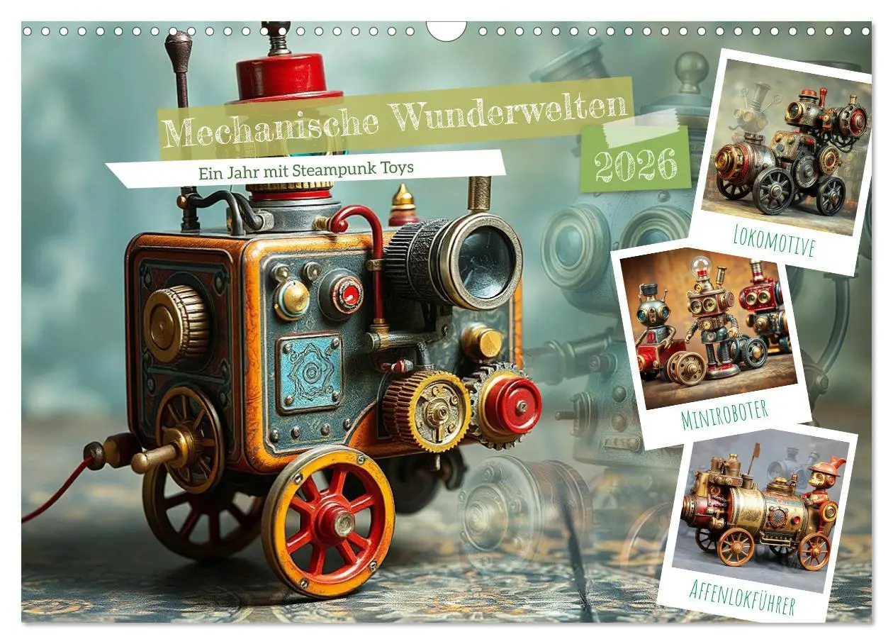 Cover: 9783516650488 | Mechanische Wunderwelten - Ein Jahr mit Steampunk Toys...