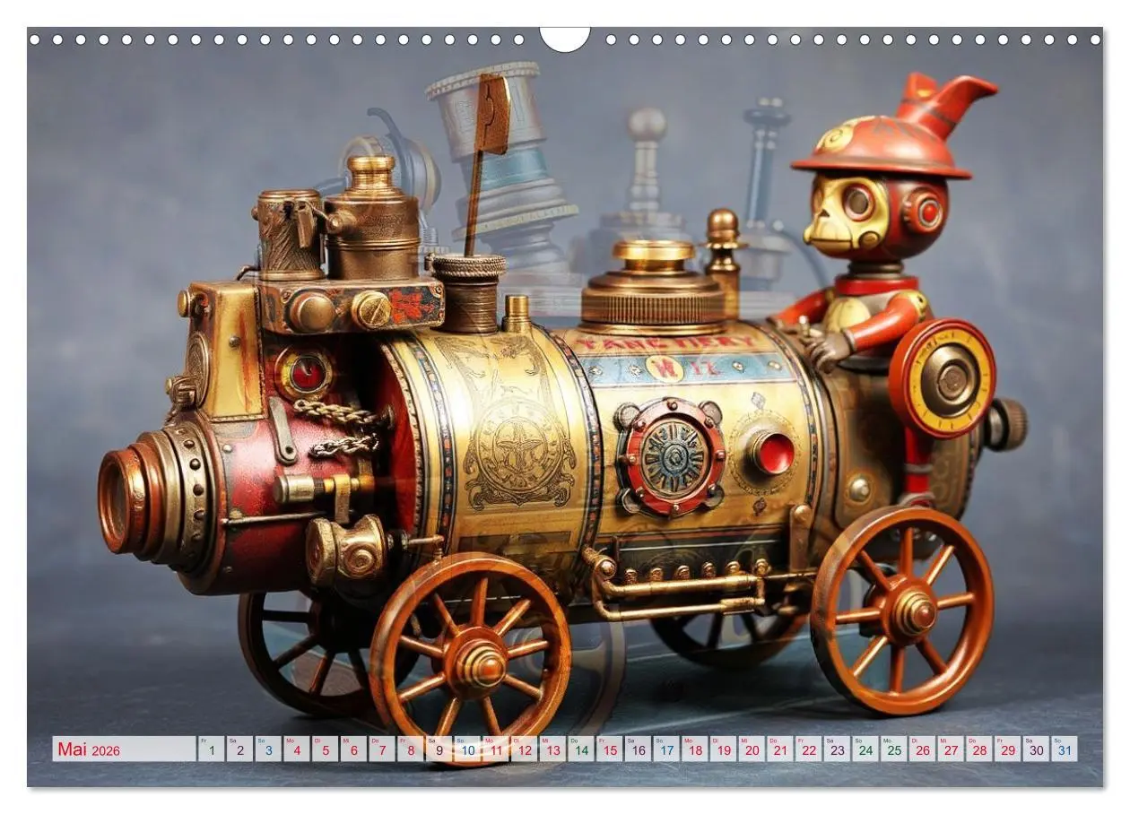 Bild: 9783516650488 | Mechanische Wunderwelten - Ein Jahr mit Steampunk Toys...
