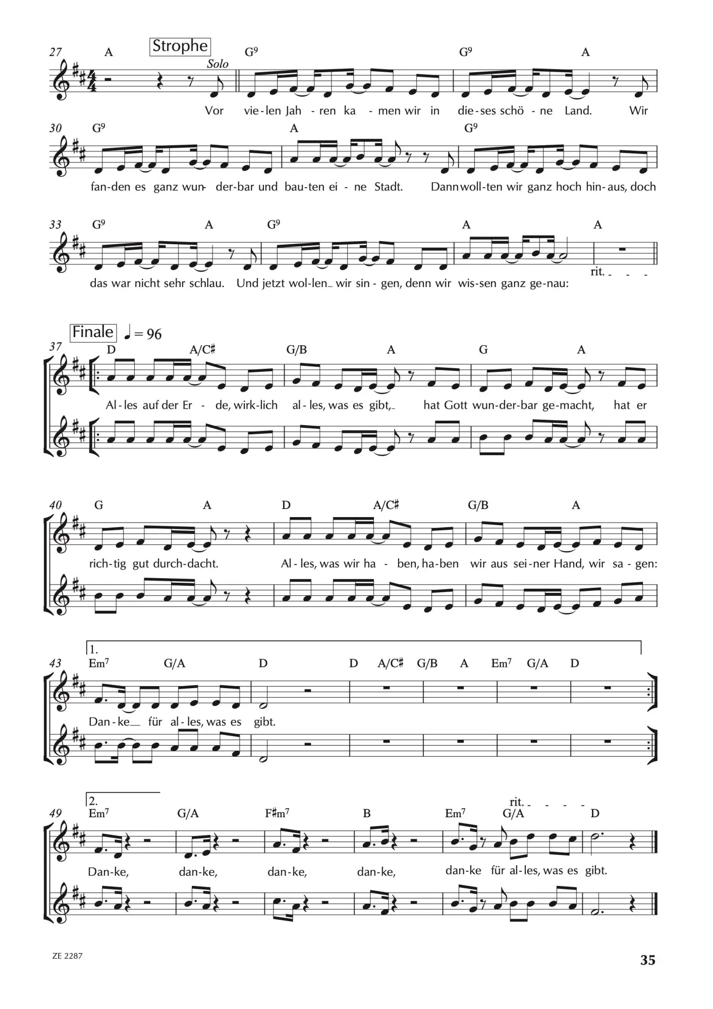 Bild: 9783954230488 | Elli und der Turm | Musical für Chor und Instrumente | Taschenbuch