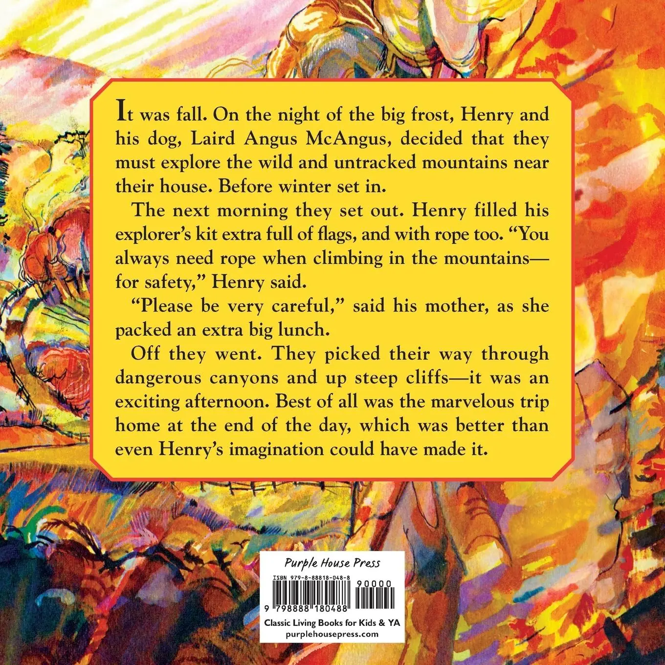 Rückseite: 9798888180488 | Henry Explores the Mountains | Mark Taylor | Taschenbuch | Paperback