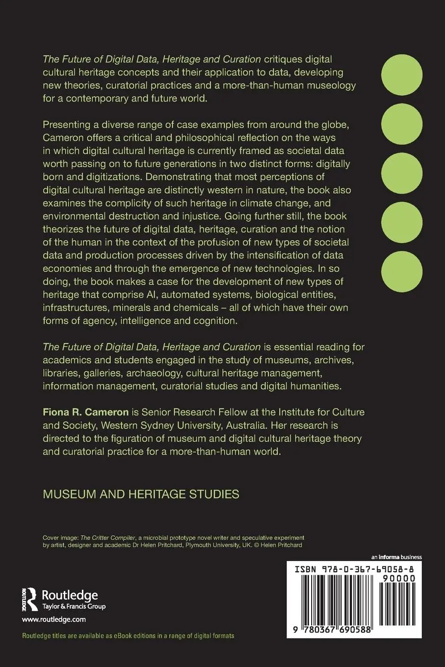 Rückseite: 9780367690588 | The Future of Digital Data, Heritage and Curation | Fiona R. Cameron