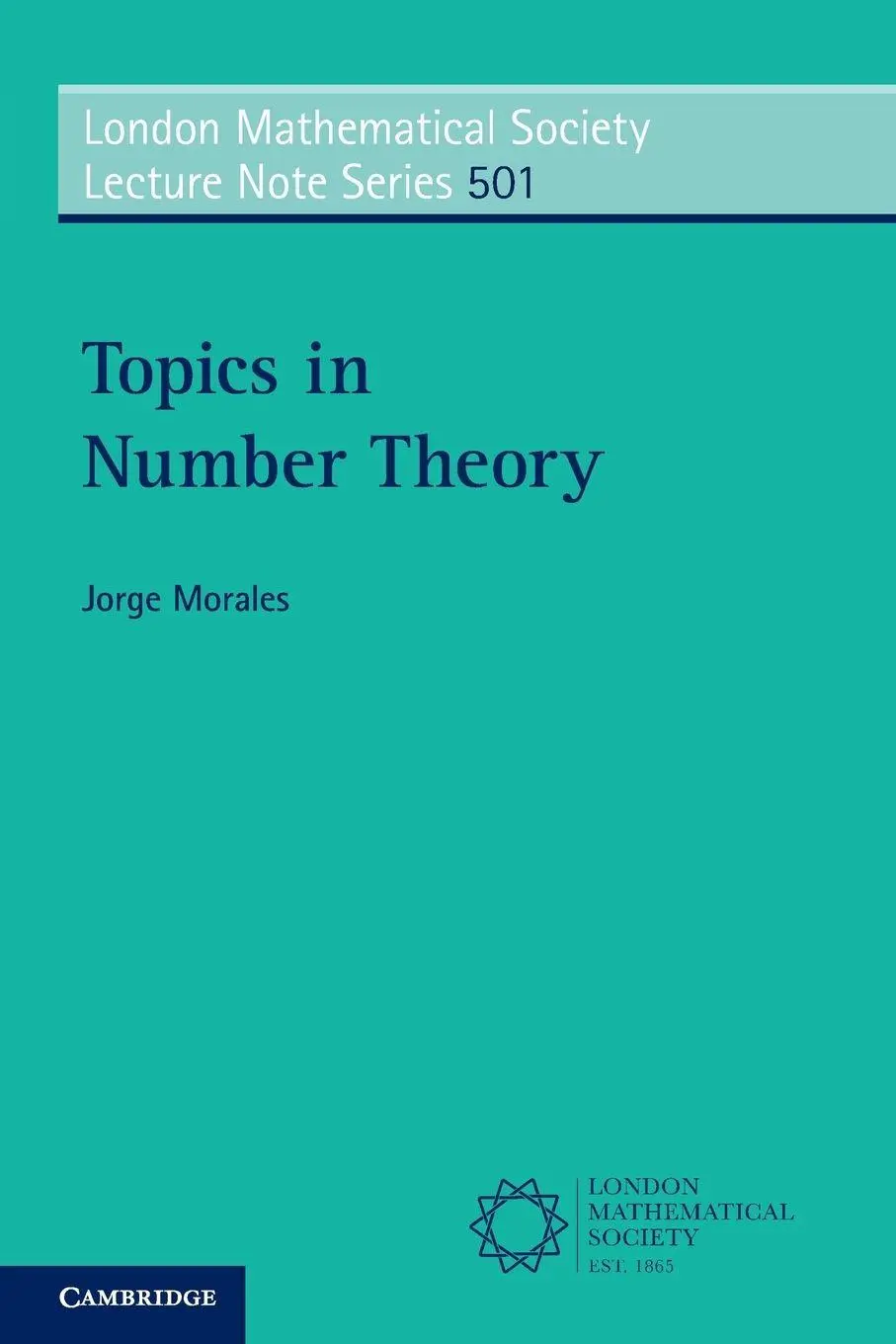Cover: 9781009720588 | Topics in Number Theory | Jorge Morales | Taschenbuch | Englisch