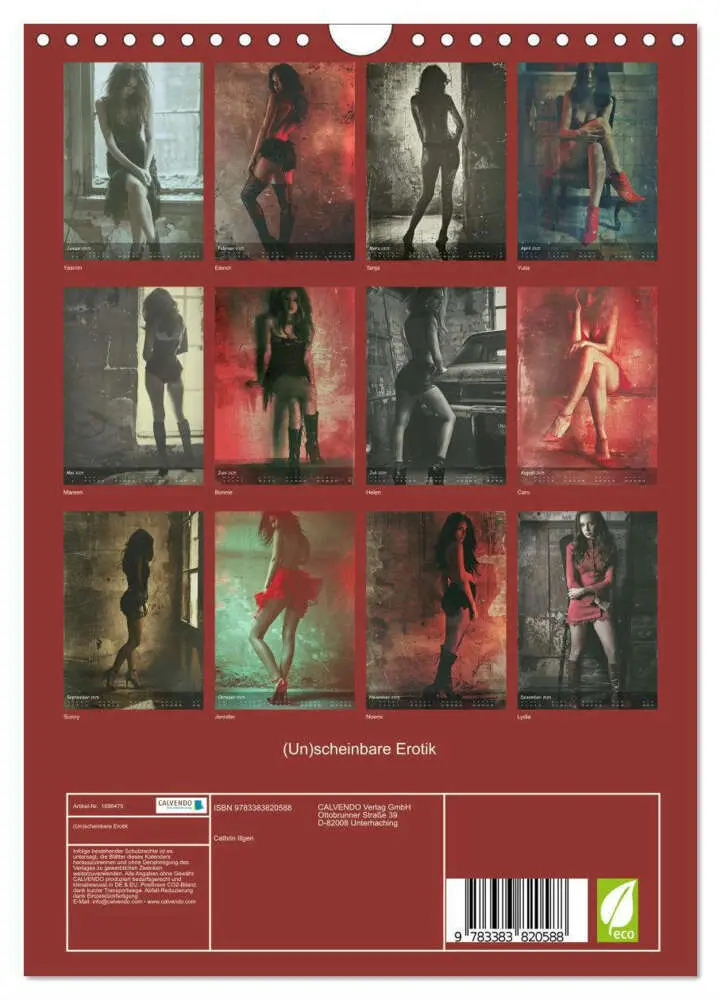 Bild: 9783383820588 | (Un)scheinbare Erotik (Wandkalender 2025 DIN A4 hoch), CALVENDO...