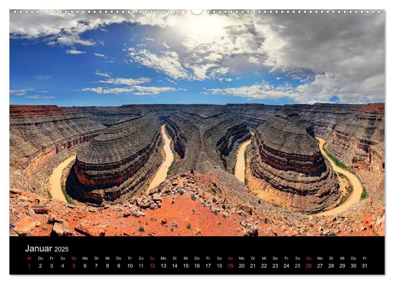 Bild: 9783435770588 | USA Süd-West (Wandkalender 2025 DIN A2 quer), CALVENDO Monatskalender