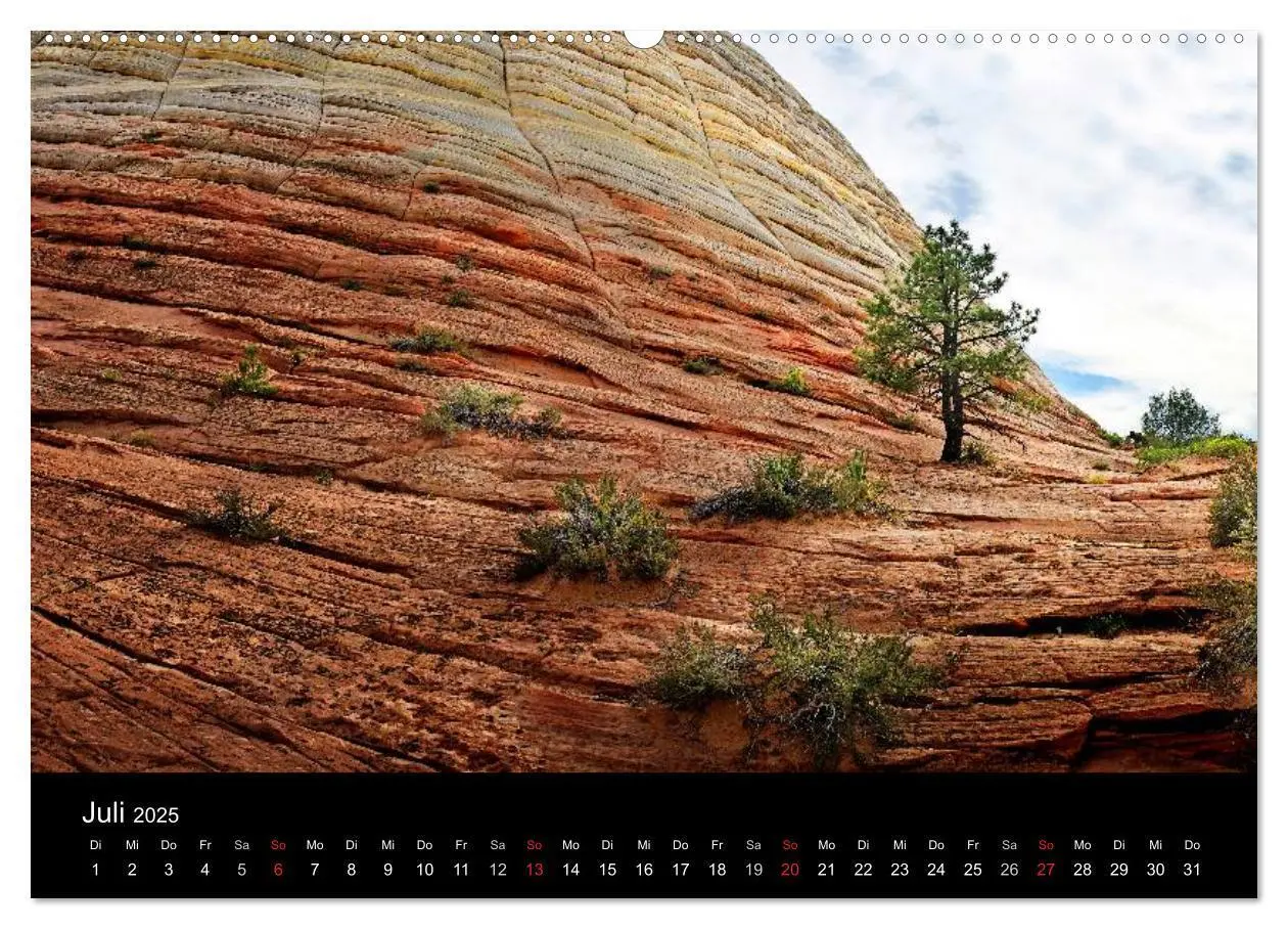 Bild: 9783435770588 | USA Süd-West (Wandkalender 2025 DIN A2 quer), CALVENDO Monatskalender