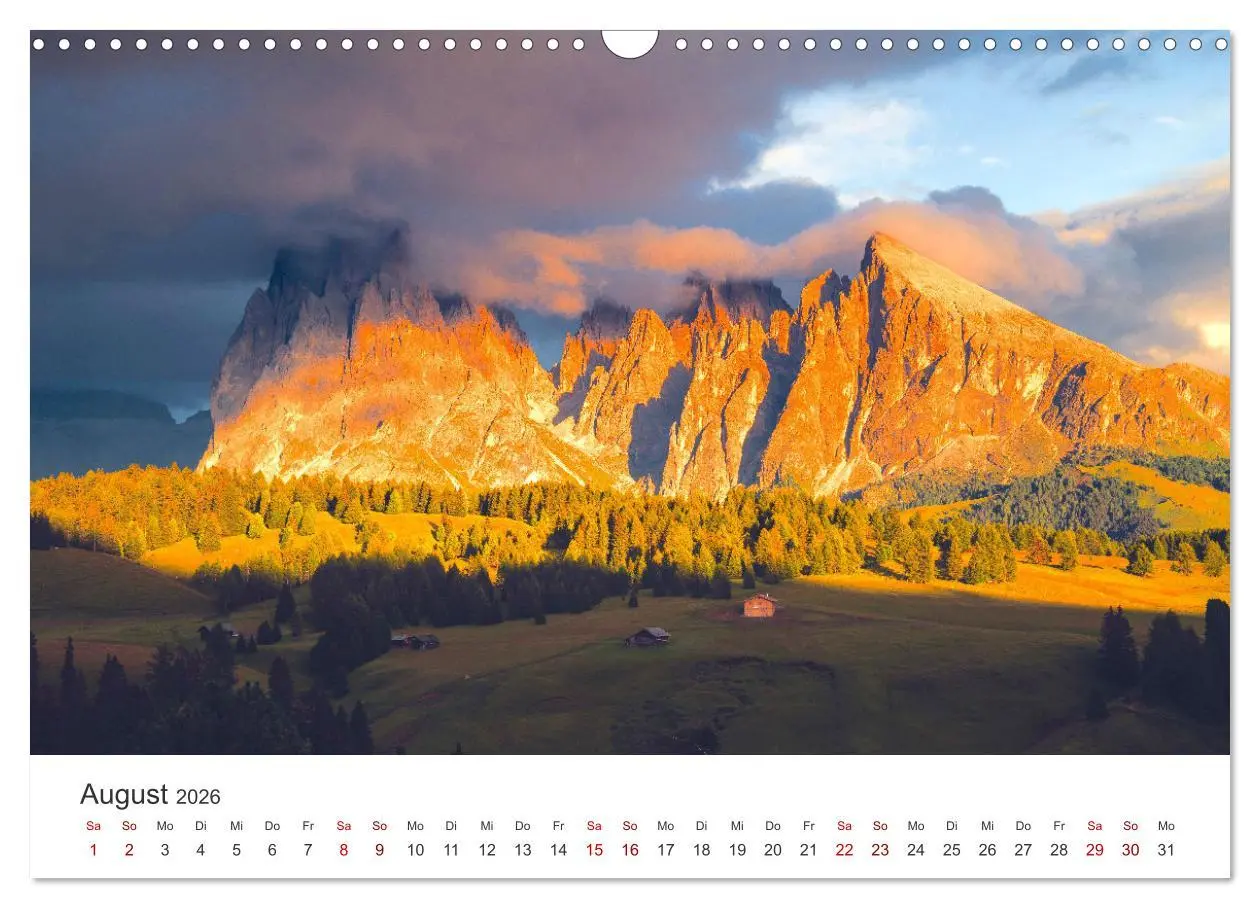 Bild: 9783457550588 | Seiser Alm - Im Herzen der Dolomiten. (Wandkalender 2026 DIN A3...