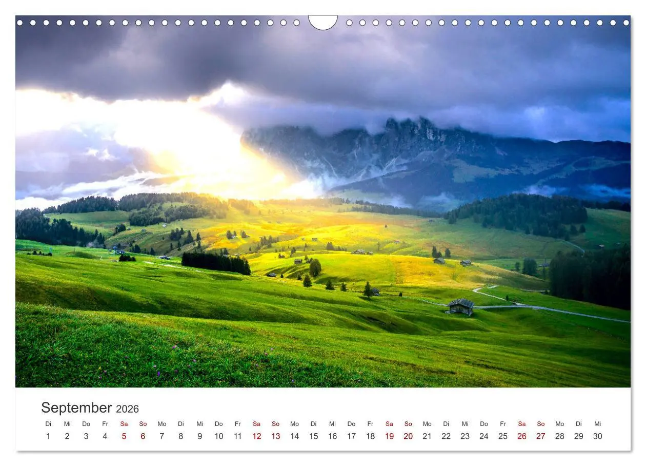 Bild: 9783457550588 | Seiser Alm - Im Herzen der Dolomiten. (Wandkalender 2026 DIN A3...
