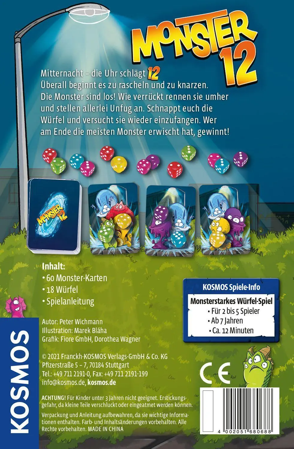Bild: 4002051680688 | Monster 12 | Peter Wichmann | Spiel | Brettspiel | 680688 | Deutsch