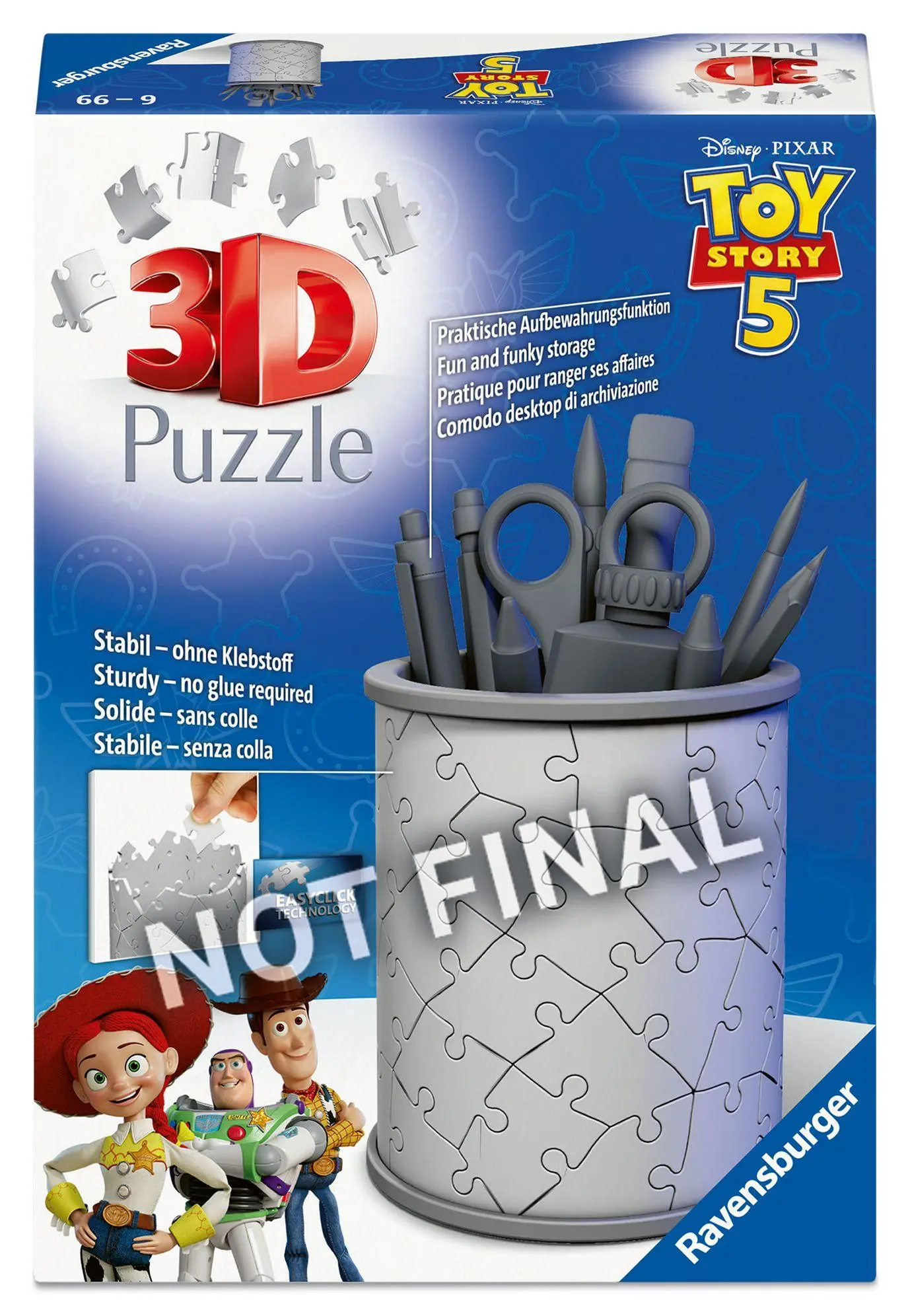 Cover: 4005555080688 | 3D Puzzle Stiftehalter Toy Story | Spiel | 3D Puzzles | 12008068