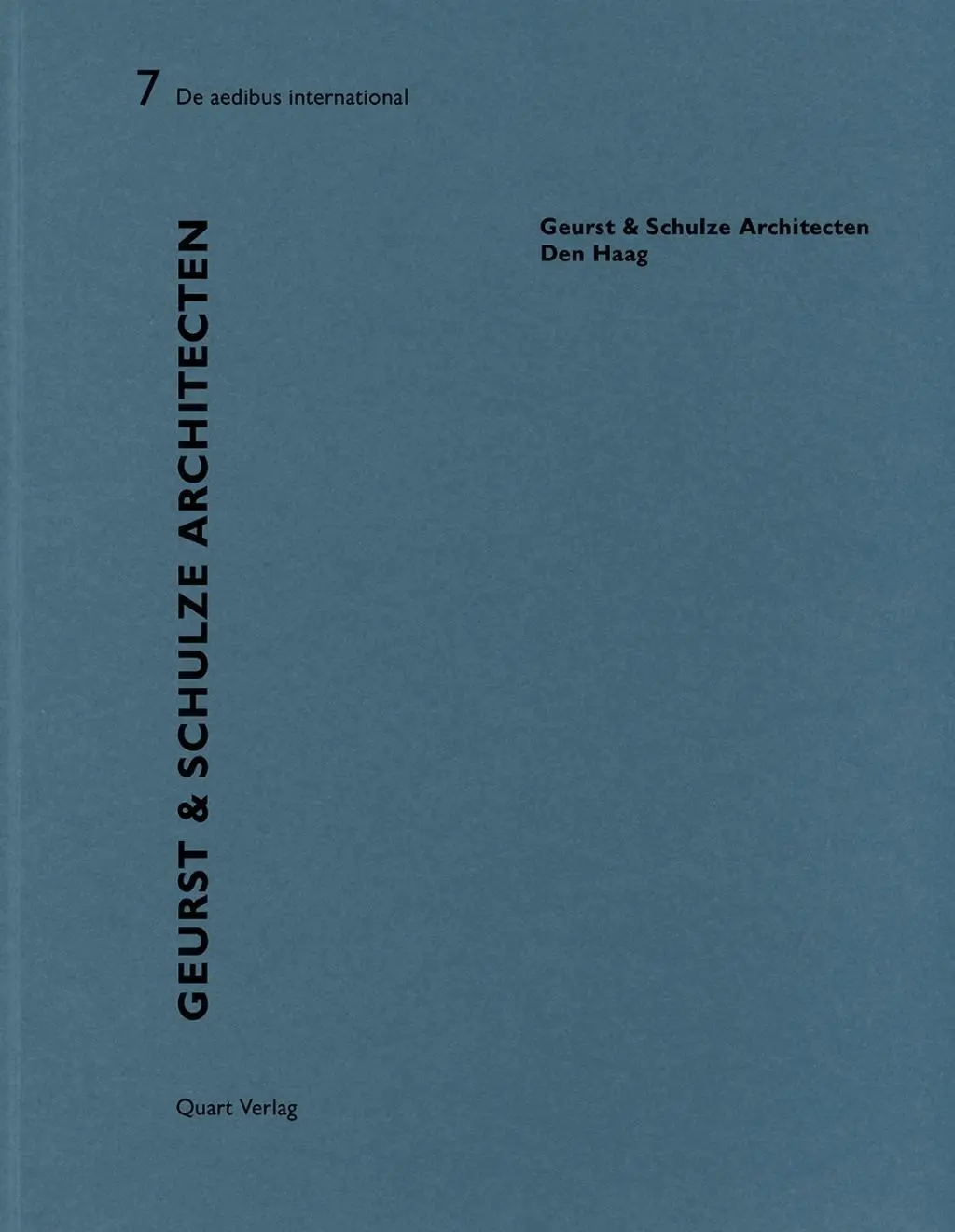 Cover: 9783037610688 | Geurst &amp; Schulze Architekten | Charles Rattray | Taschenbuch | 64 S.