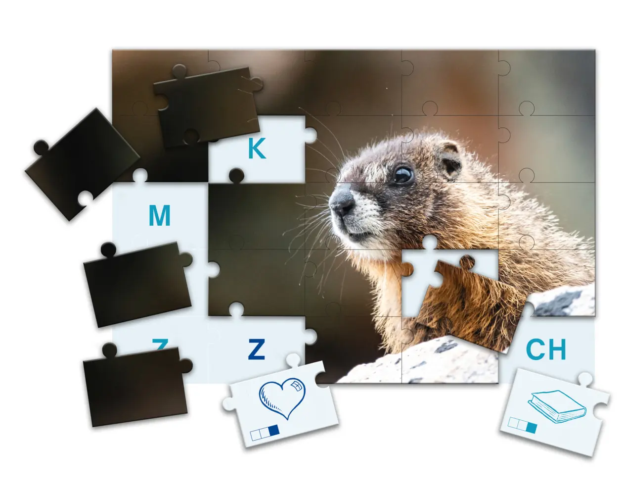 Bild: 9783039760688 | SCHUBI LesePuzzles | Anlaute und Auslaute Bild + Laut | Box | Deutsch
