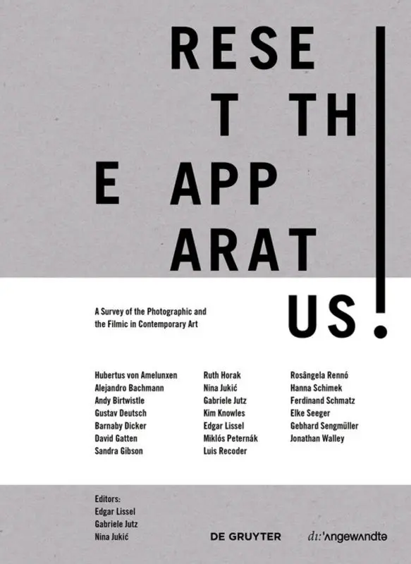 Cover: 9783110630688 | RESET THE APPARATUS! | Edgar Lissel (u. a.) | Buch | 208 S. | Englisch
