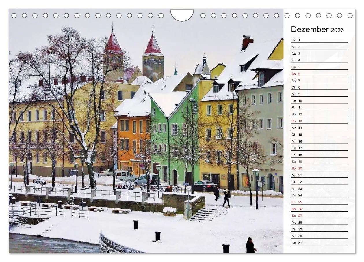 Bild: 9783516010688 | Die Farben von REGENSBURG (Wandkalender 2026 DIN A4 quer), CALVENDO...