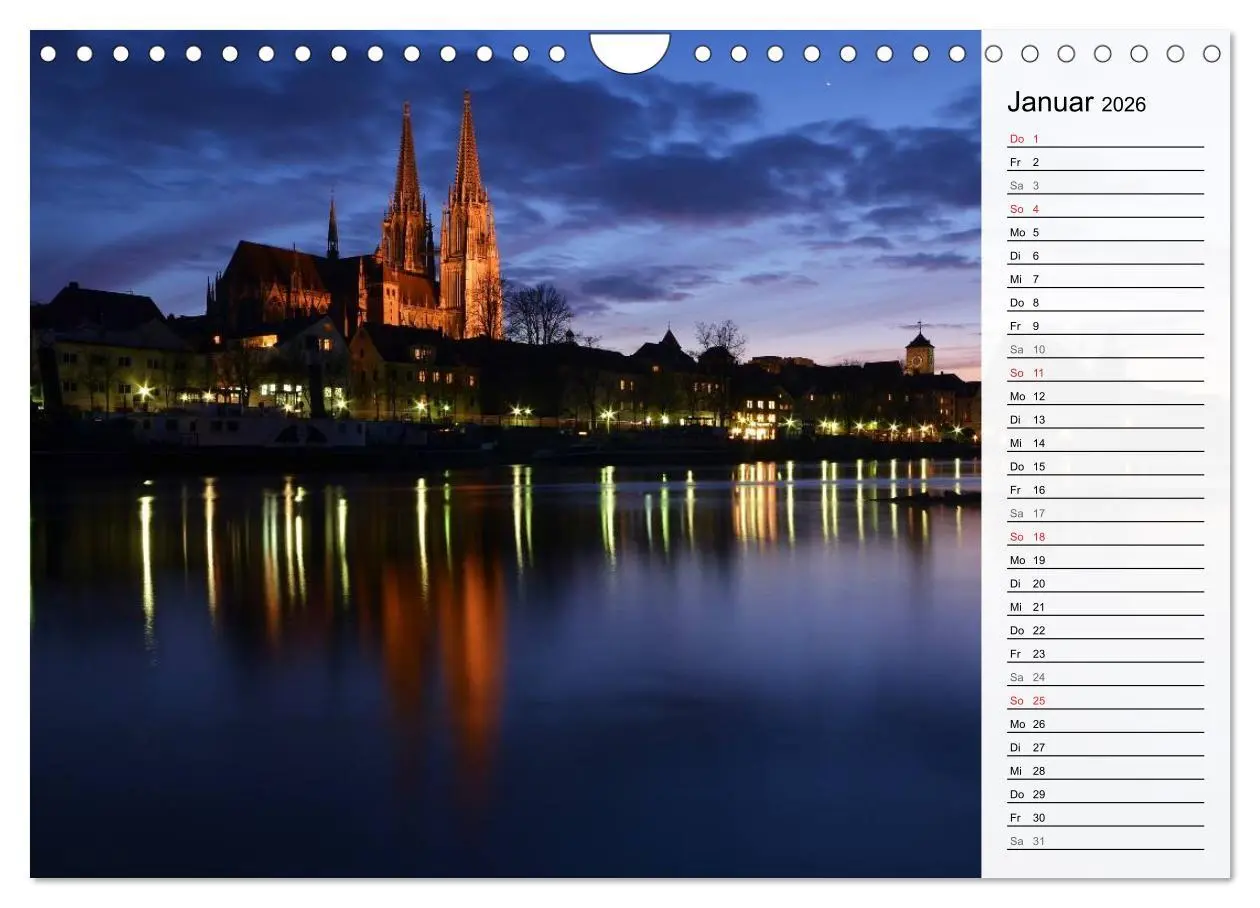 Bild: 9783516010688 | Die Farben von REGENSBURG (Wandkalender 2026 DIN A4 quer), CALVENDO...