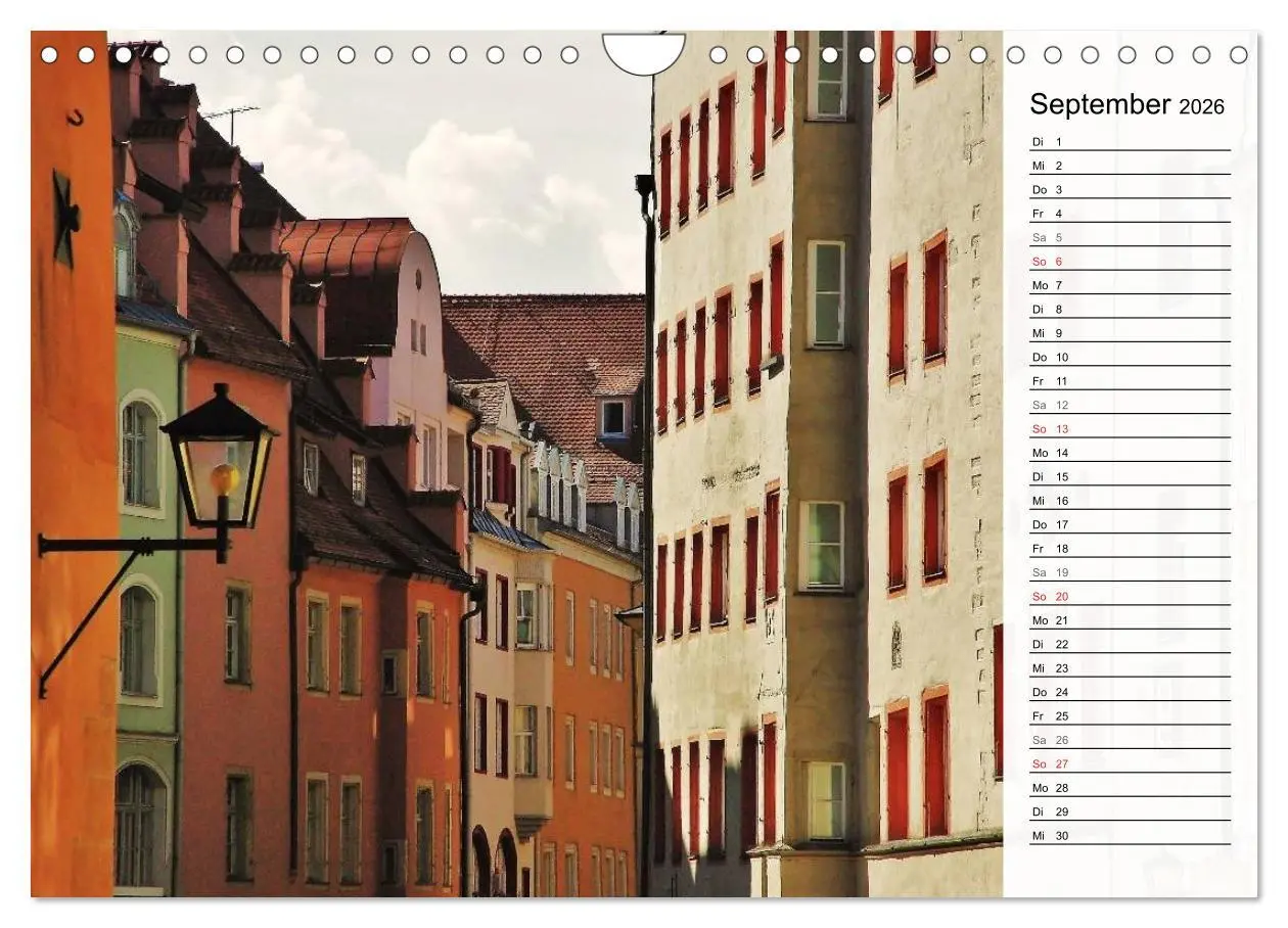Bild: 9783516010688 | Die Farben von REGENSBURG (Wandkalender 2026 DIN A4 quer), CALVENDO...