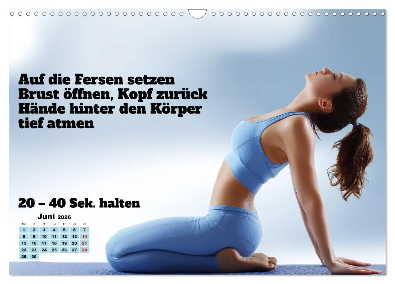 Bild: 9783516700688 | Yoga Kalender - Übungen und Meditation für jeden Monat...