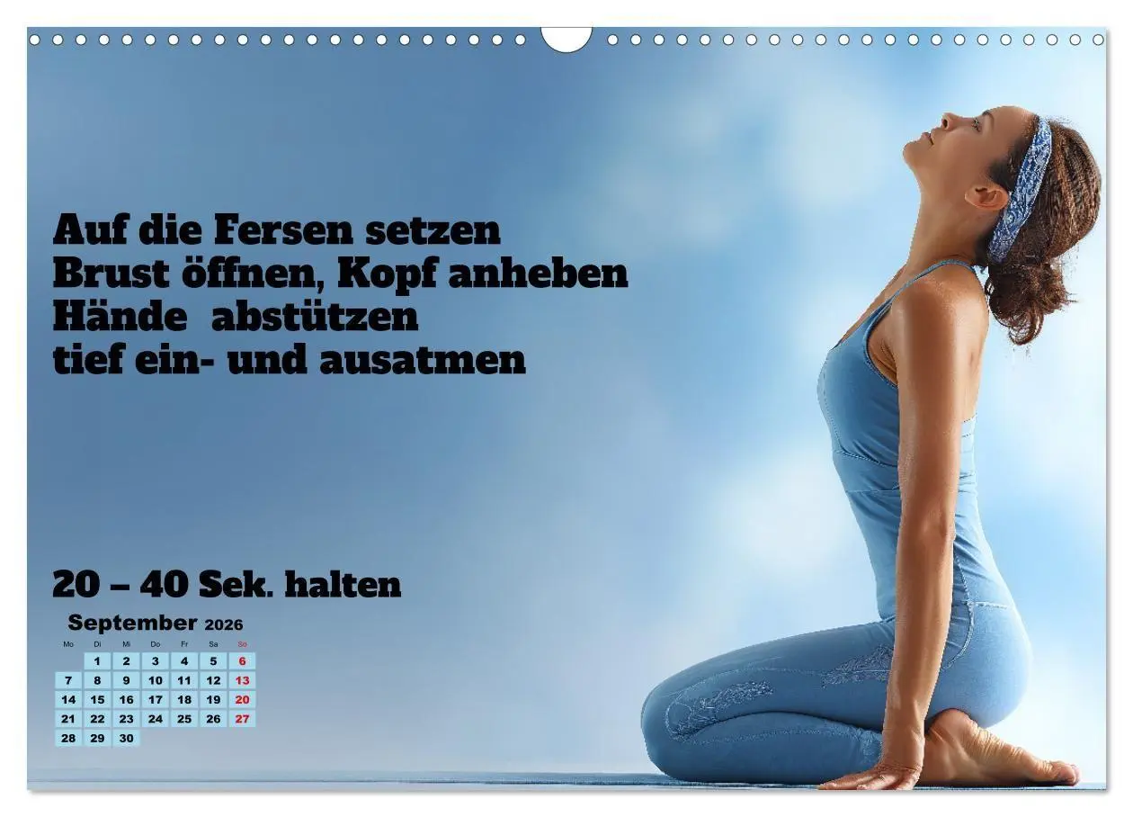 Bild: 9783516700688 | Yoga Kalender - Übungen und Meditation für jeden Monat...