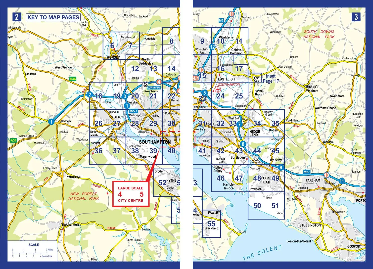 Bild: 9780008730888 | Southampton A-Z Street Atlas | Accurate Street Map for Easy Navigation