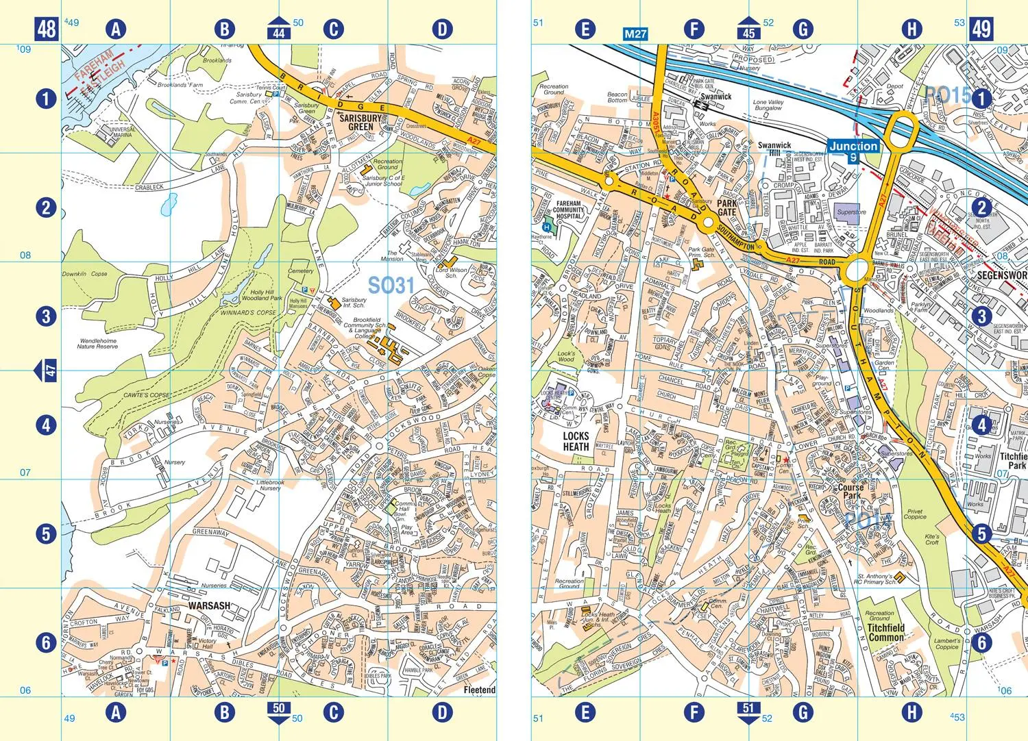 Bild: 9780008730888 | Southampton A-Z Street Atlas | Accurate Street Map for Easy Navigation