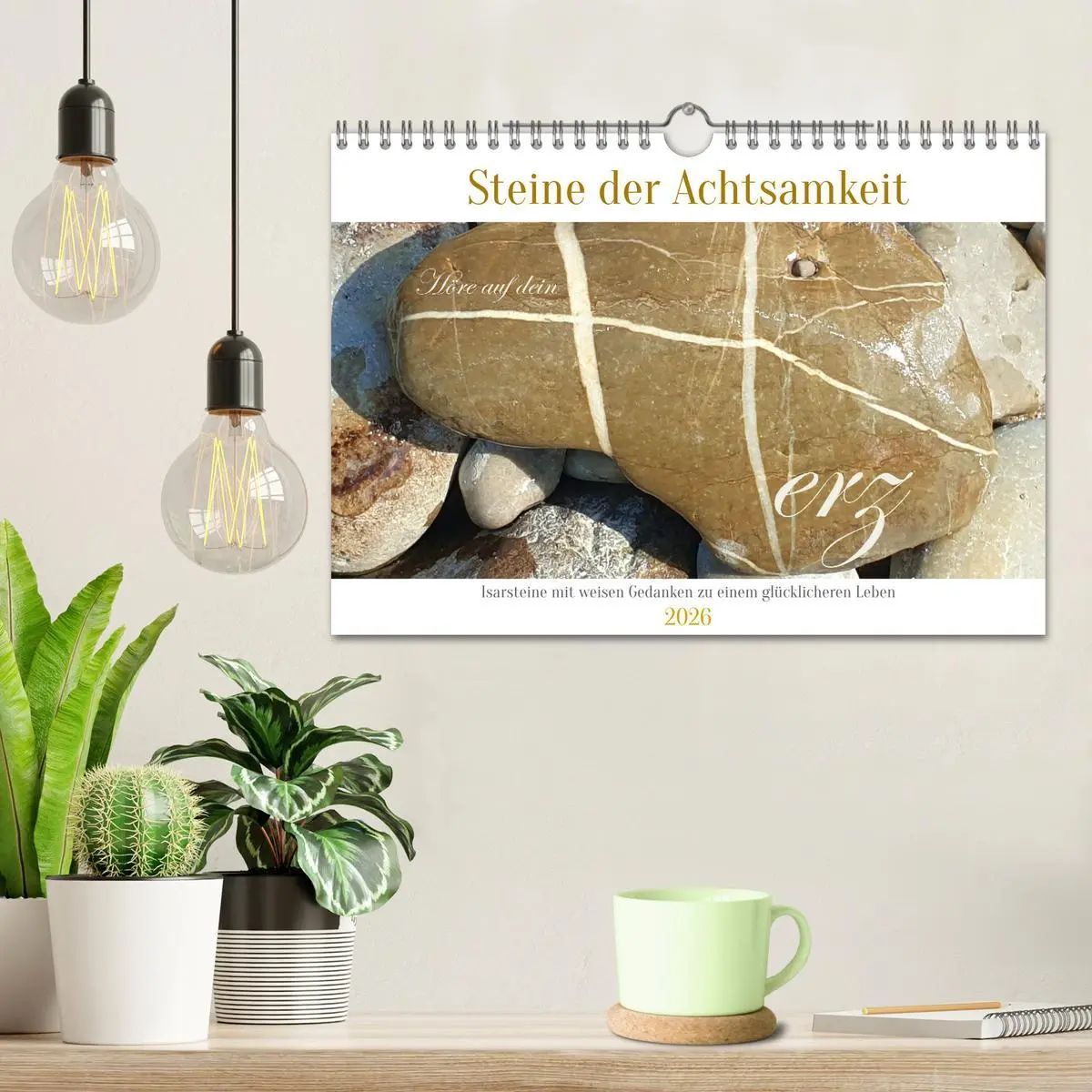 Bild: 9783457380888 | Steine der Achtsamkeit - Isarsteine mit weisen Gedanken zu einem...