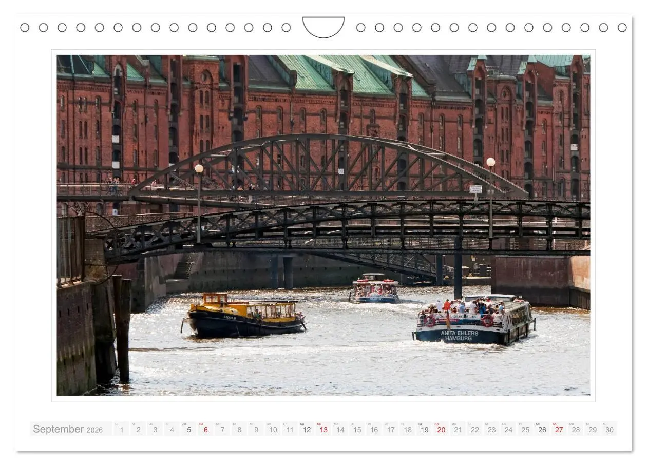 Bild: 9783457830888 | Hamburger Impressionen 2026 (Wandkalender 2026 DIN A4 quer),...