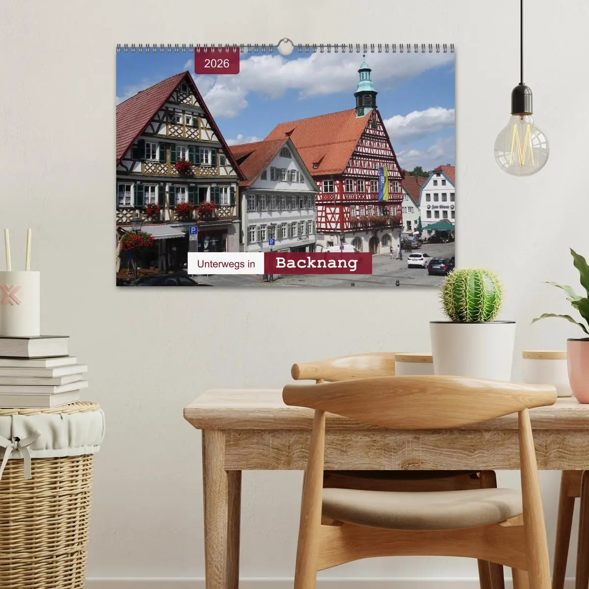 Bild: 9783457900888 | Unterwegs in Backnang (Wandkalender 2026 DIN A3 quer), CALVENDO...