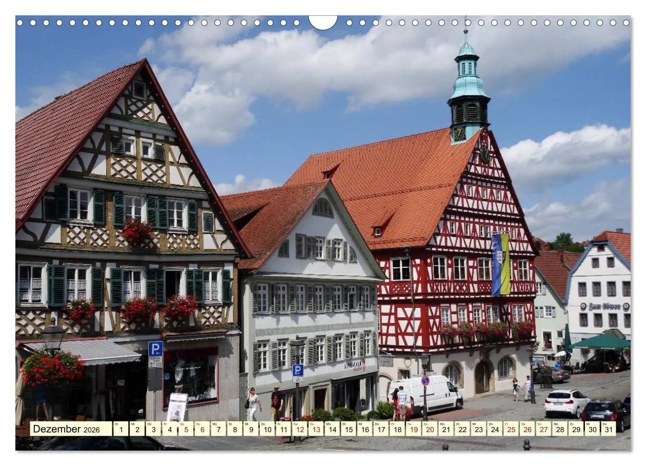 Bild: 9783457900888 | Unterwegs in Backnang (Wandkalender 2026 DIN A3 quer), CALVENDO...