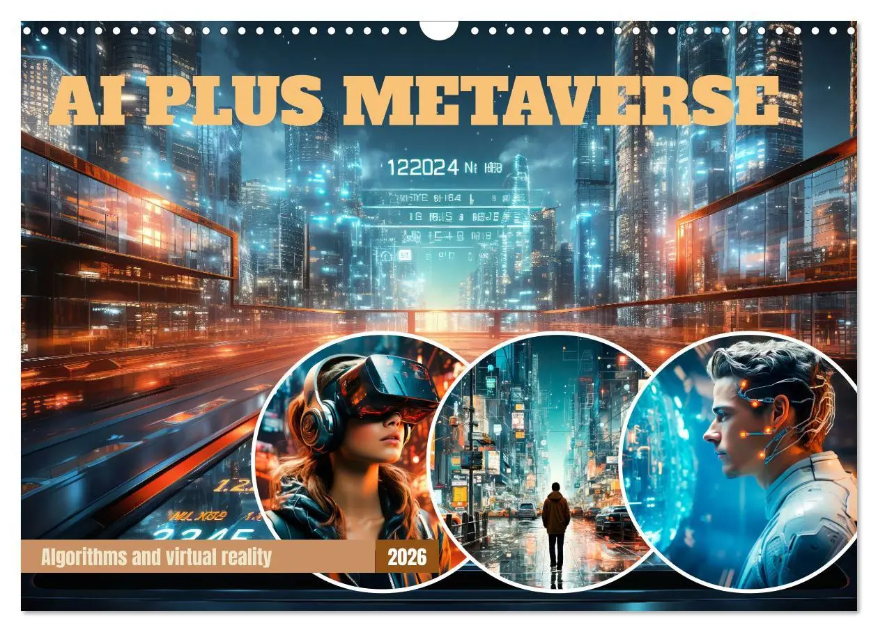 Cover: 9783516540888 | AI PLUS METAVERSE Algorithms and virtual reality (Wall Calendar...