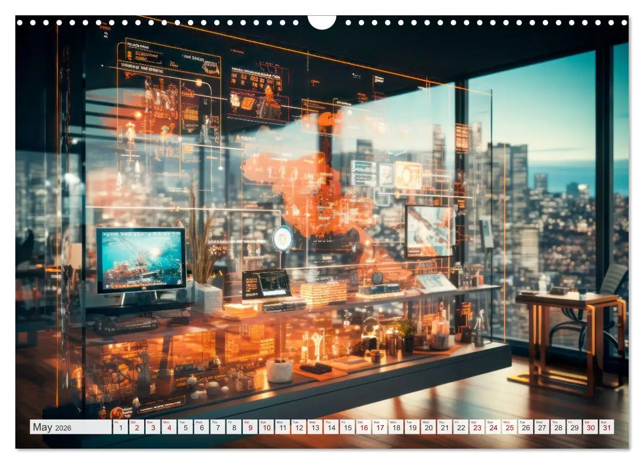 Bild: 9783516540888 | AI PLUS METAVERSE Algorithms and virtual reality (Wall Calendar...