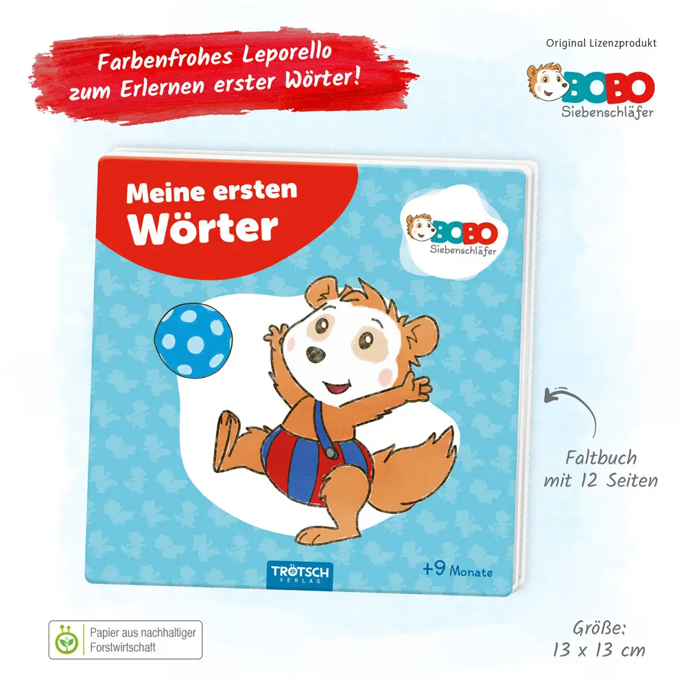 Bild: 9783988020888 | Trötsch Bobo Siebenschläfer Leporello | Bilderbuch Entdeckerbuch