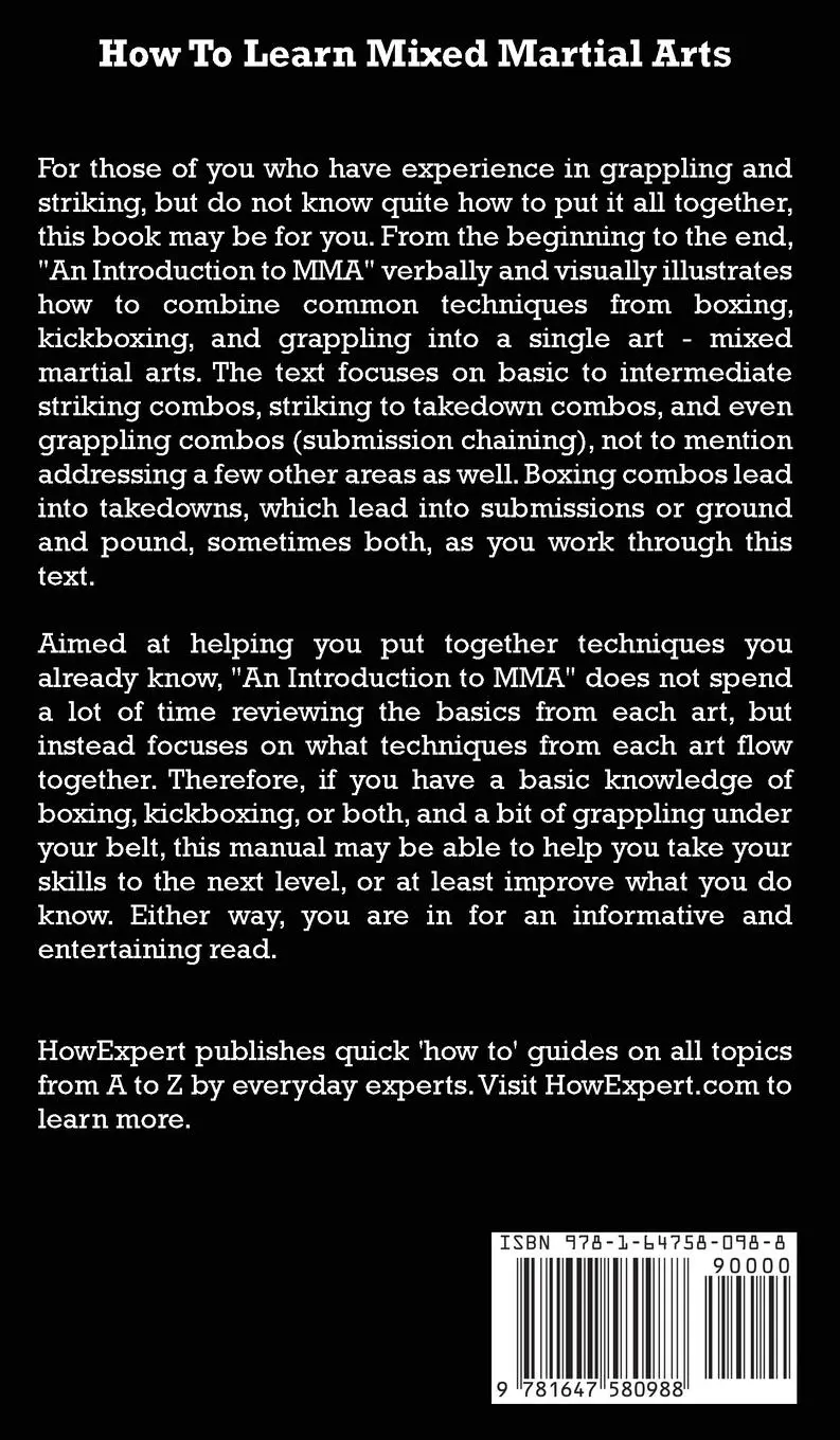 Rückseite: 9781647580988 | How To Learn Mixed Martial Arts | Howexpert (u. a.) | Buch | Gebunden