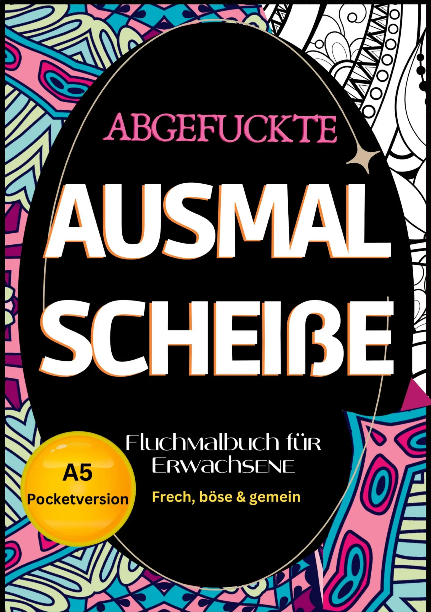 Cover: 9783347930988 | Fluchmalbuch für Erwachsene A5 Pocketversion | Nora Milles (u. a.)