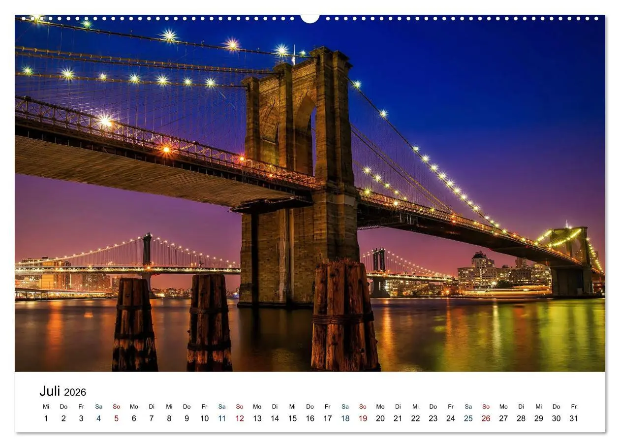 Bild: 9783457440988 | Meine Liebe New York (Wandkalender 2026 DIN A2 quer), CALVENDO...