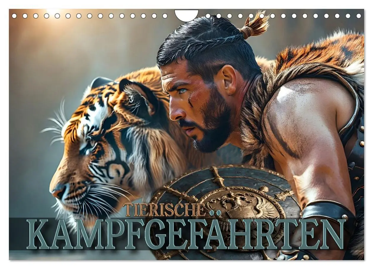 Cover: 9783516600988 | Tierische Kampfgefährten (Wandkalender 2026 DIN A4 quer), CALVENDO...