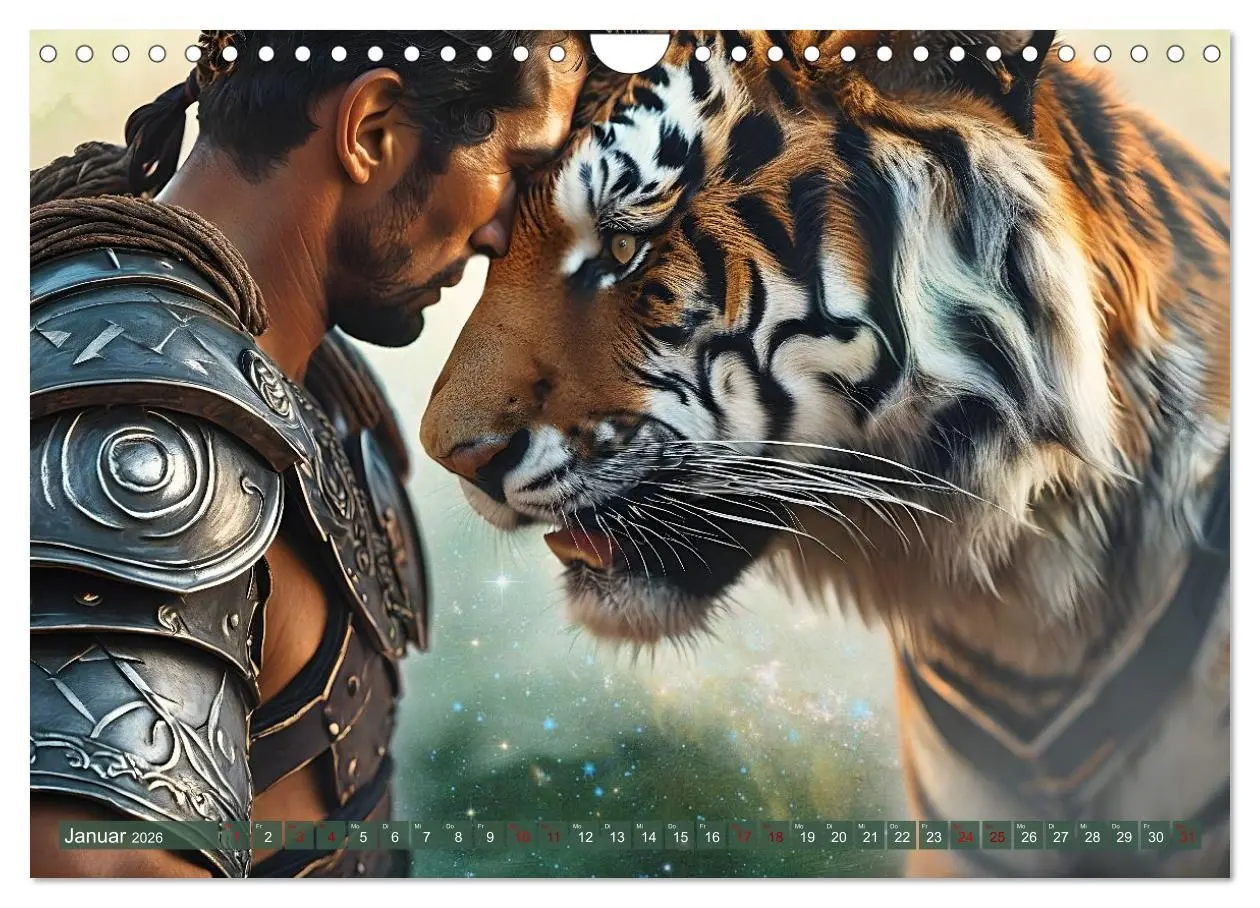 Bild: 9783516600988 | Tierische Kampfgefährten (Wandkalender 2026 DIN A4 quer), CALVENDO...