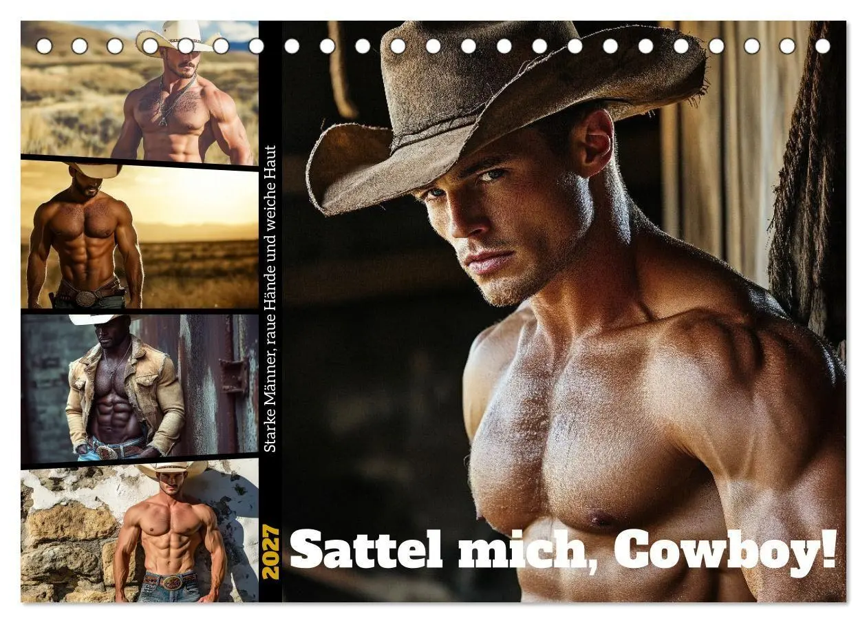 Cover: 9783516910988 | Sattel mich, Cowboy! (Tischkalender 2027 DIN A5 quer), CALVENDO...