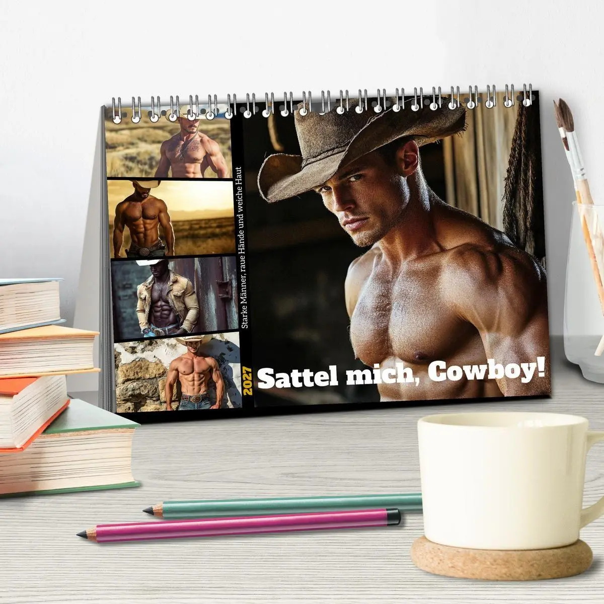 Bild: 9783516910988 | Sattel mich, Cowboy! (Tischkalender 2027 DIN A5 quer), CALVENDO...