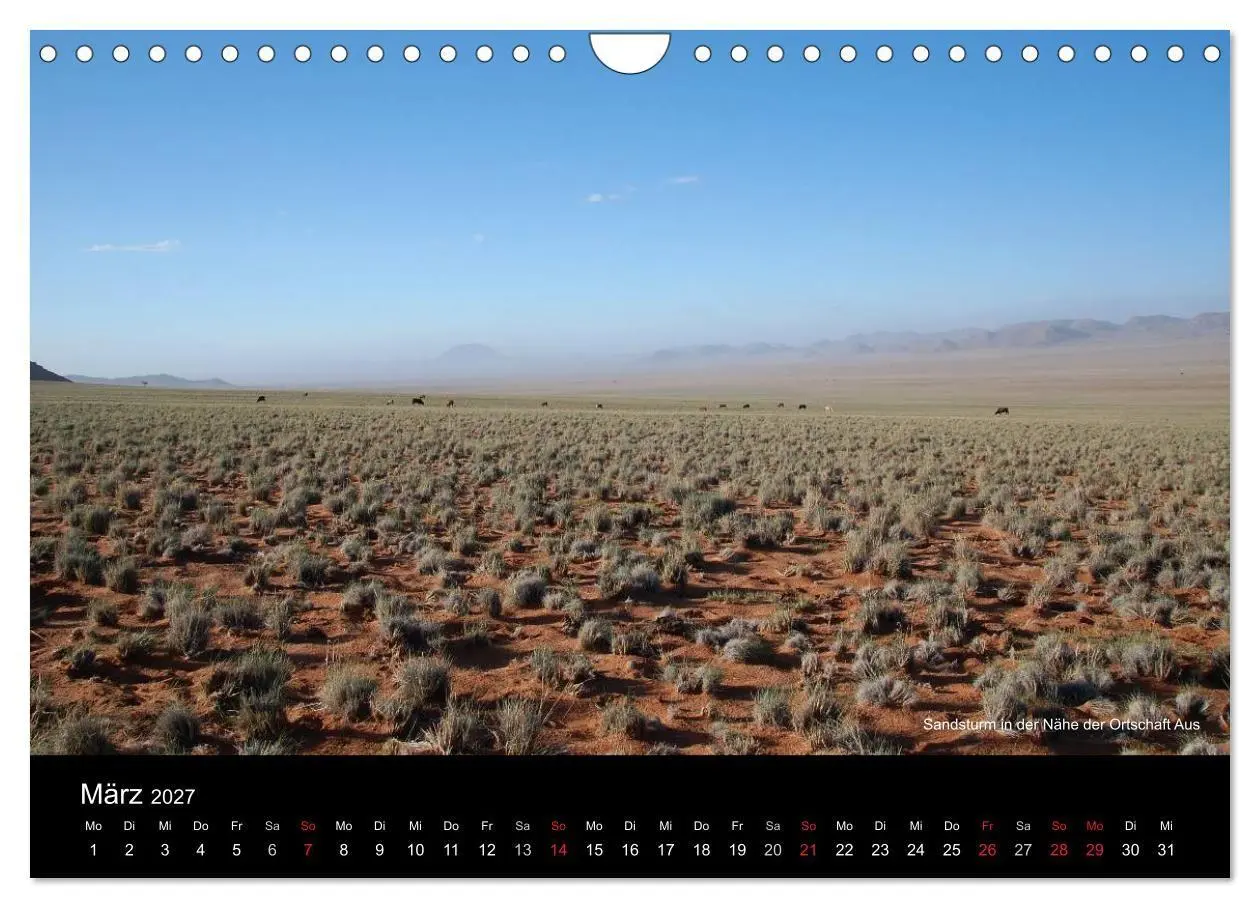 Bild: 9783594200988 | Namibia (Wandkalender 2027 DIN A4 quer), CALVENDO Monatskalender