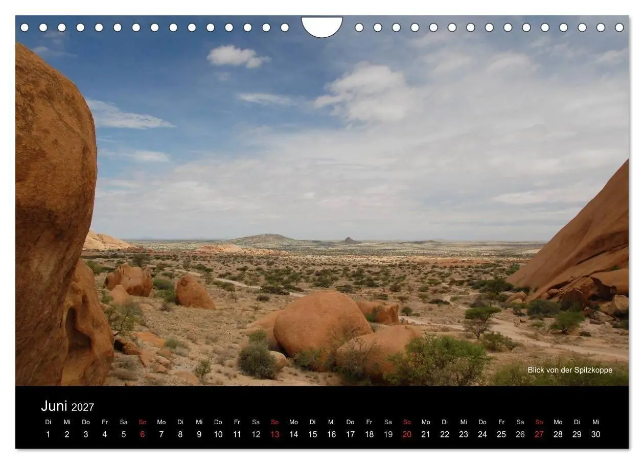 Bild: 9783594200988 | Namibia (Wandkalender 2027 DIN A4 quer), CALVENDO Monatskalender