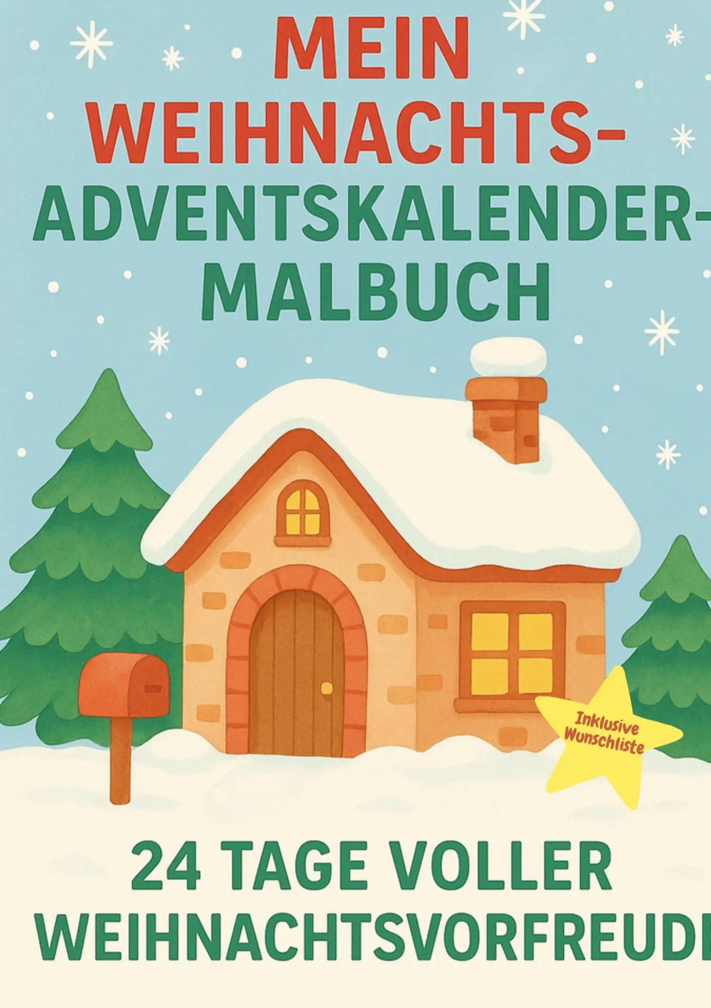 Cover: 9783695110988 | Mein Weihnachtsadventskalender Malbuch | Venera Ve_Zaubert | Buch