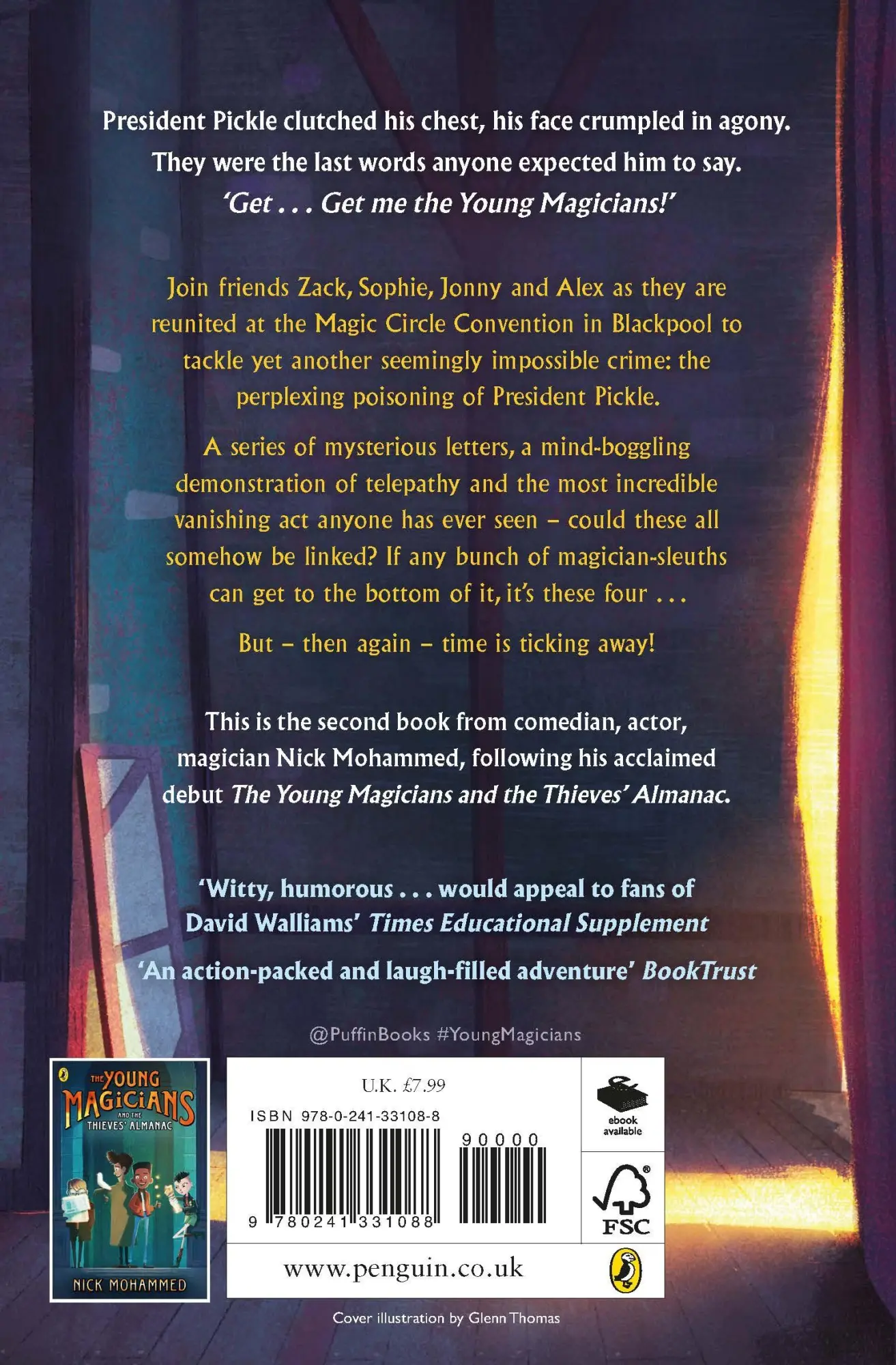 Rückseite: 9780241331088 | The Young Magicians and the 24-Hour Telepathy Plot | Nick Mohammed