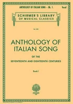 Cover: 9780793551088 | Anthology of Italian Song of the 17th and 18th Centuries - Book I