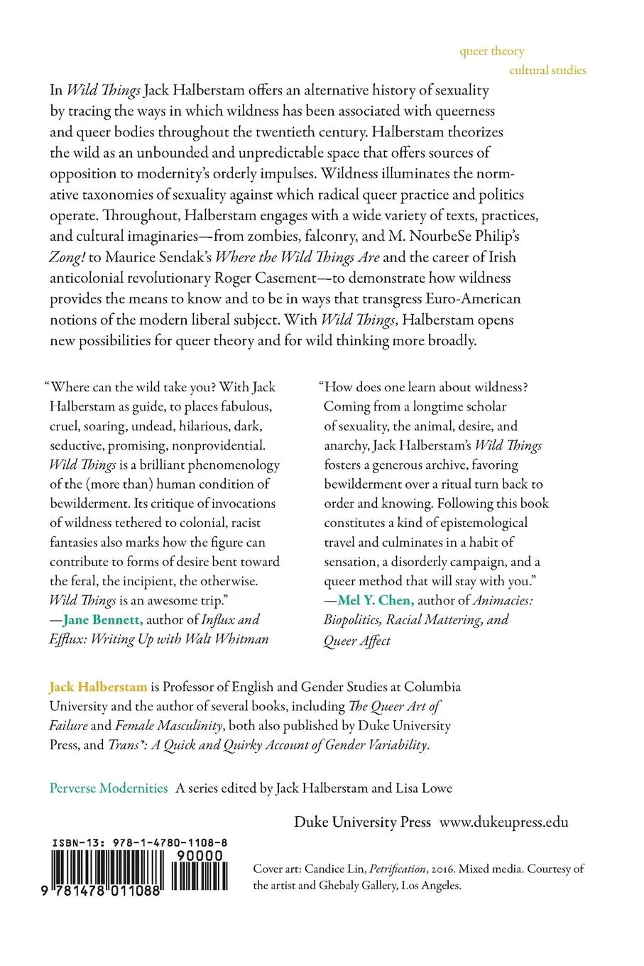 Rückseite: 9781478011088 | Wild Things | The Disorder of Desire | Jack Halberstam | Taschenbuch
