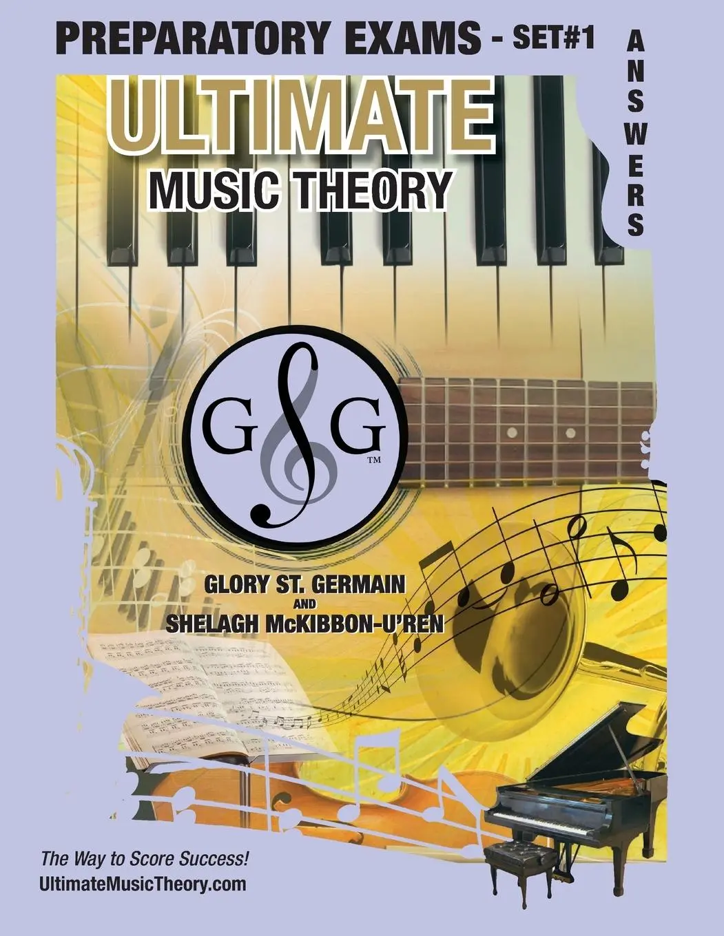 Cover: 9781927641088 | Preparatory Music Theory Exams Set #1 Answer Book - Ultimate Music...