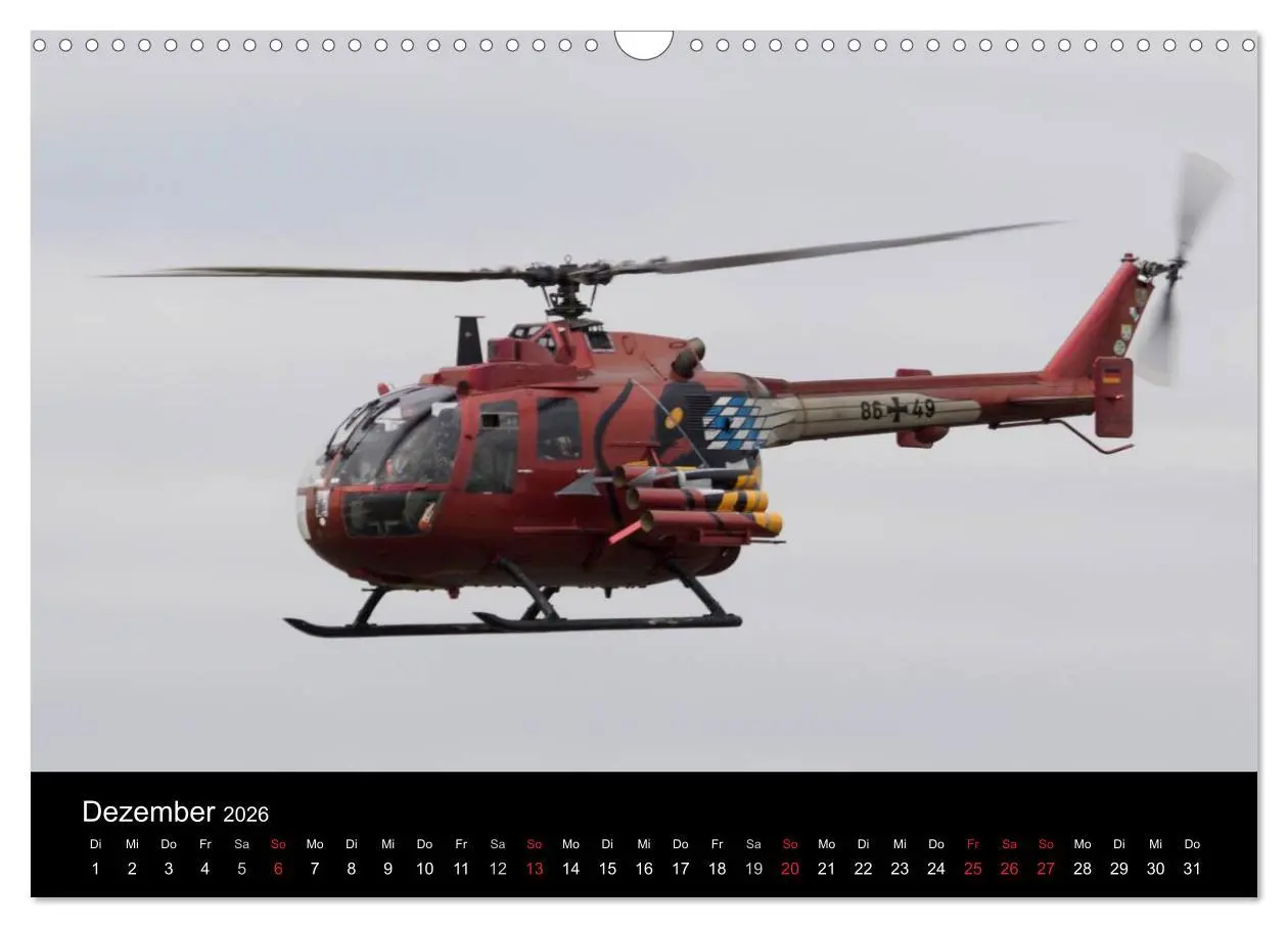 Bild: 9783457951088 | Militärhubschrauber (Wandkalender 2026 DIN A3 quer), CALVENDO...
