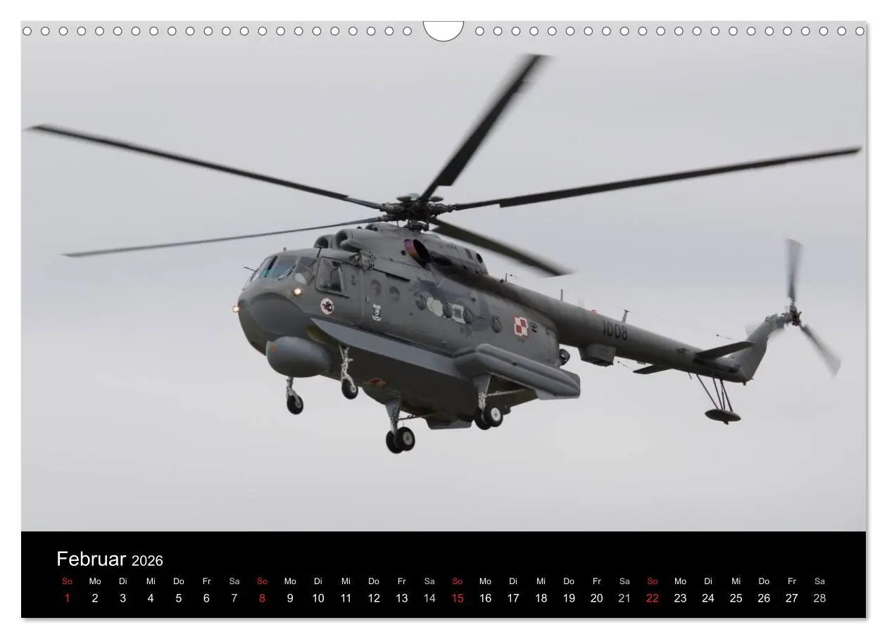 Bild: 9783457951088 | Militärhubschrauber (Wandkalender 2026 DIN A3 quer), CALVENDO...