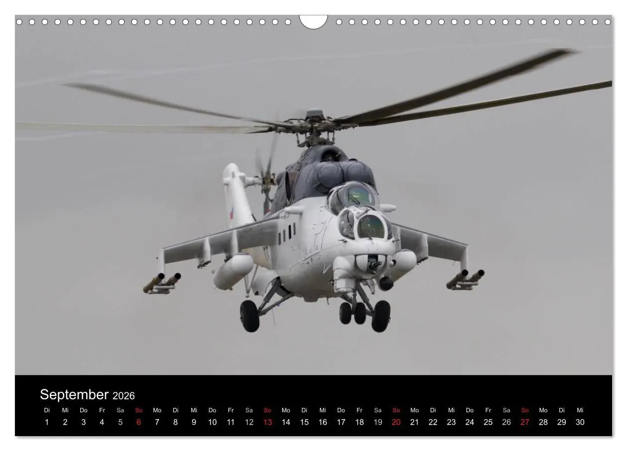 Bild: 9783457951088 | Militärhubschrauber (Wandkalender 2026 DIN A3 quer), CALVENDO...